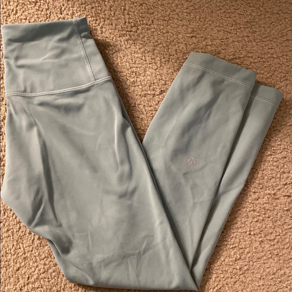 Women's Light Blue High-Waisted Leggings